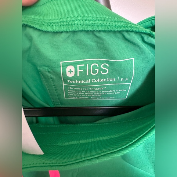 Figs scrub set size S neon green - Picture 6 of 7